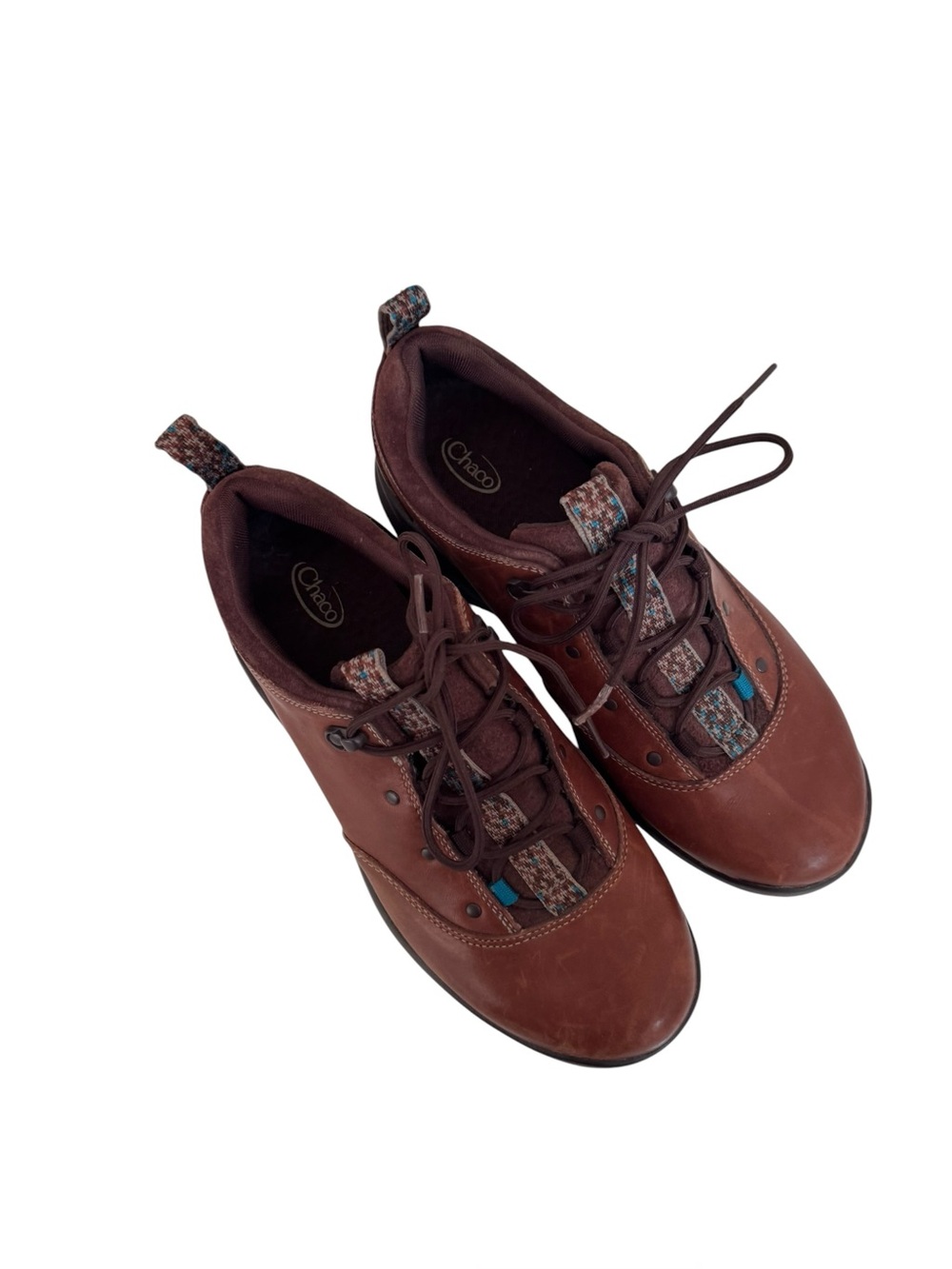 NWOT Chacos Womens Tarvia Low Brown Leather Oxfords Lace Up Casual Size 10